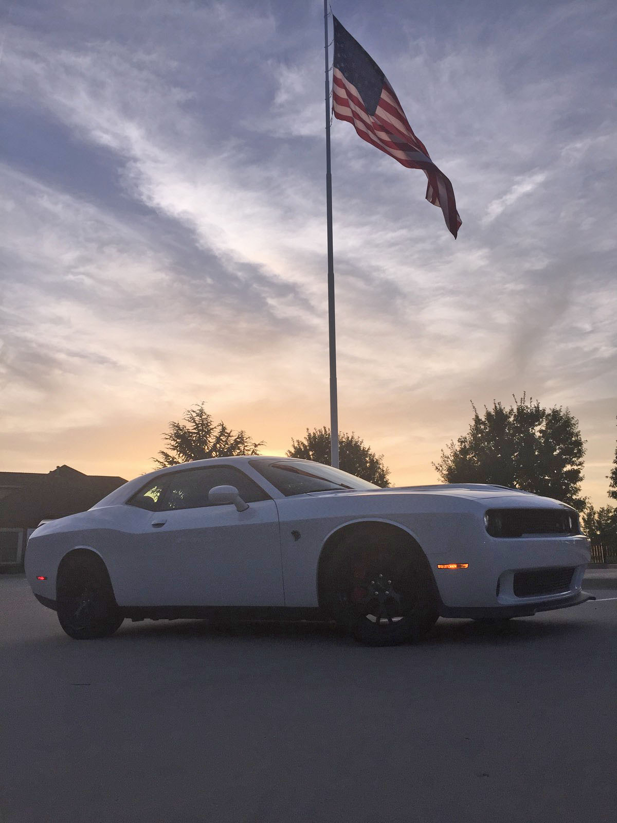 2015 Ivory White Pearl Dodge Challenger Hellcat  picture, mods, upgrades